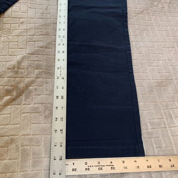 Childrens Place Unisex Kids 10 Chino Pants Navy Blue Straight Leg School Uniform - Picture 8 of 12
